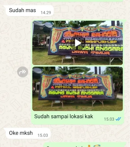 Pengiriman Papan Bunga Ponowaren Tawangsari